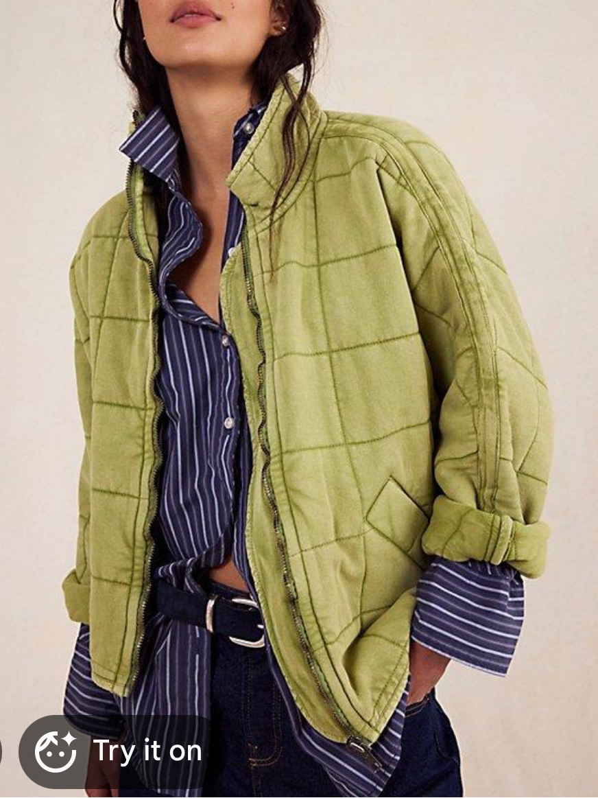 Free People Dolman Quilted Jacket